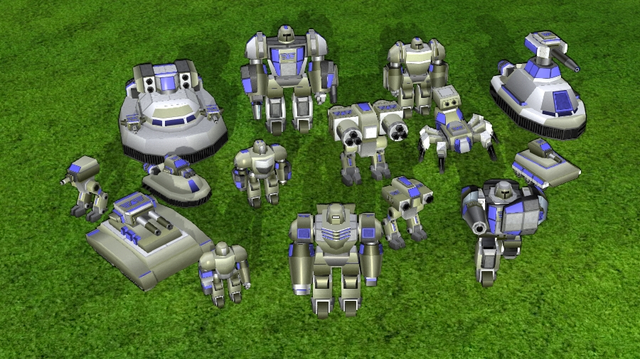 AVEN commander and a few units